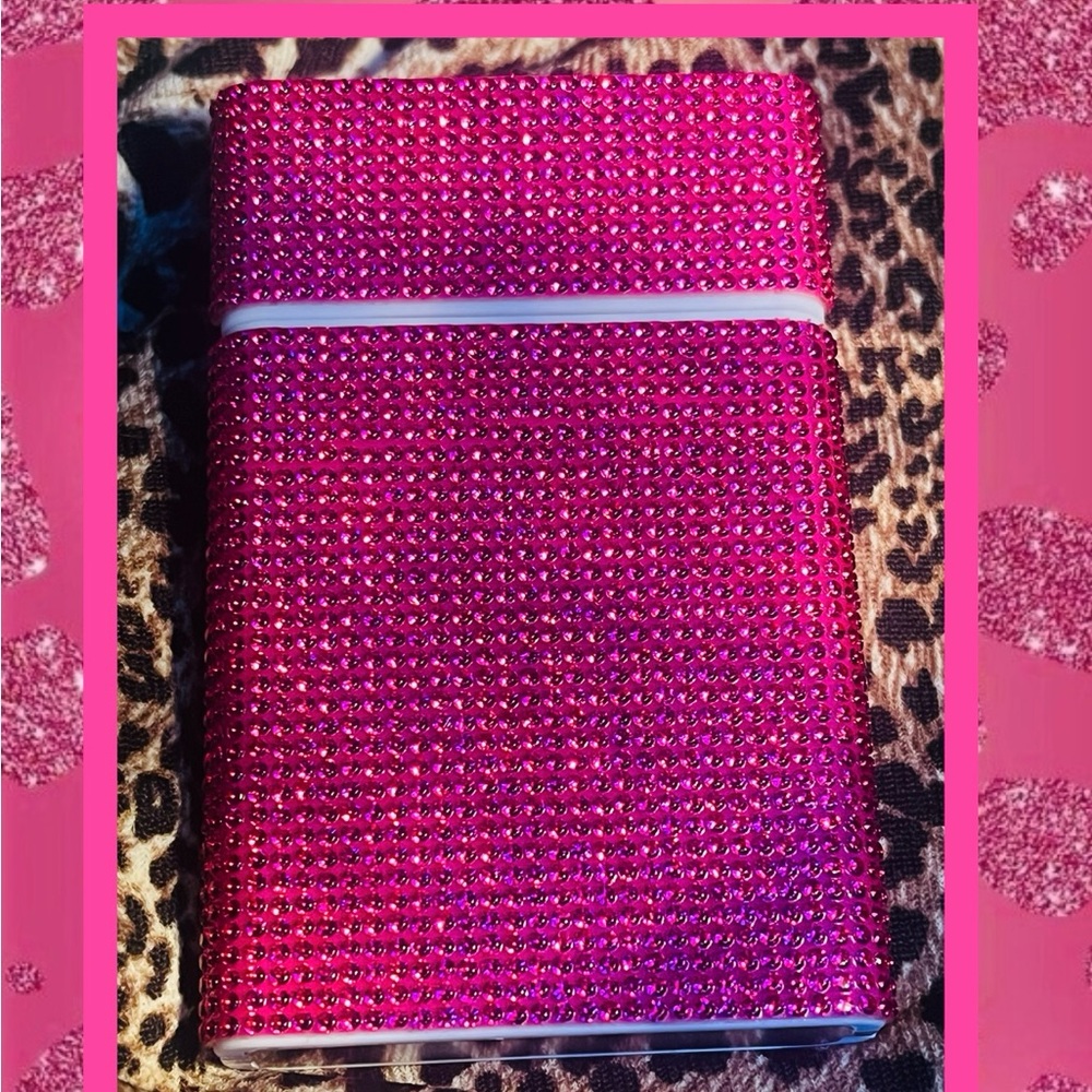 💕💎💕Pretty in Pink Rhinestone Cigarette Case💕💎💕